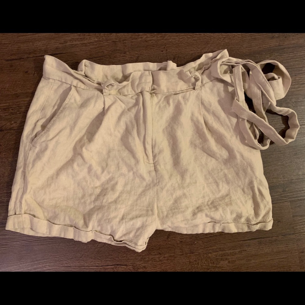 Cream colored shorts